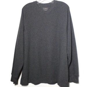 L.L.Bean Men's Crewneck Sweater Gray Medium